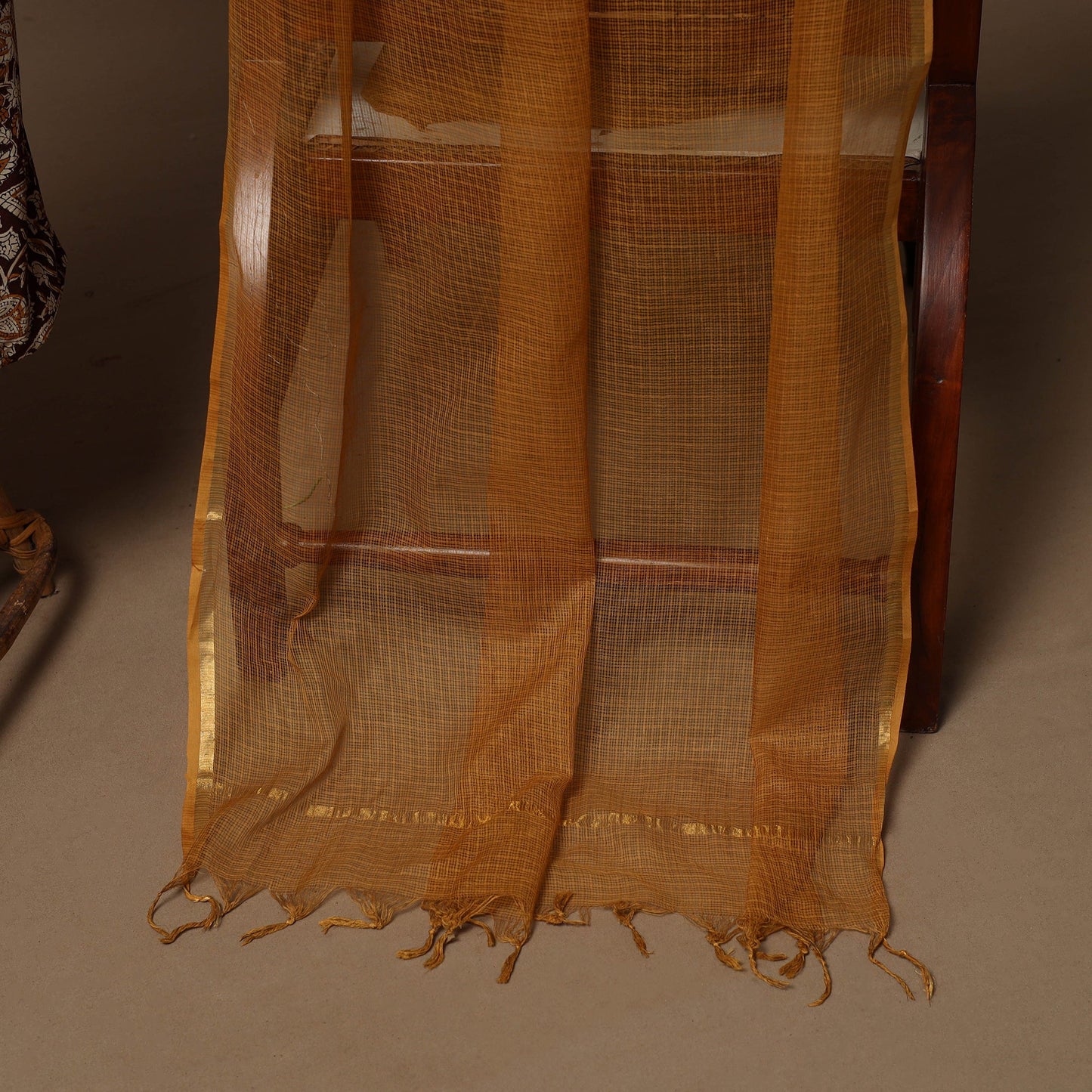 Bagru hand natural dyed cotton 2pc unstitched dress