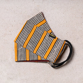  Bagru Block Printed Cotton 3 Layer Maska Snug Fit Face Cover 
