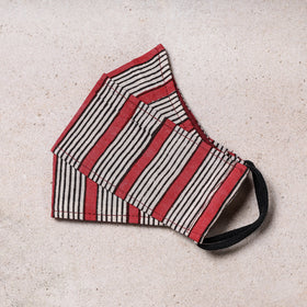  Bagru Block Printed Cotton 3 Layer Maska Snug Fit Face Cover 