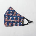  Bagru Block Printed Cotton 3 Layer Snug Fit Face Cover 
