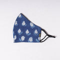  Bagru Block Printed Cotton 3 Layer Snug Fit Face Cover 