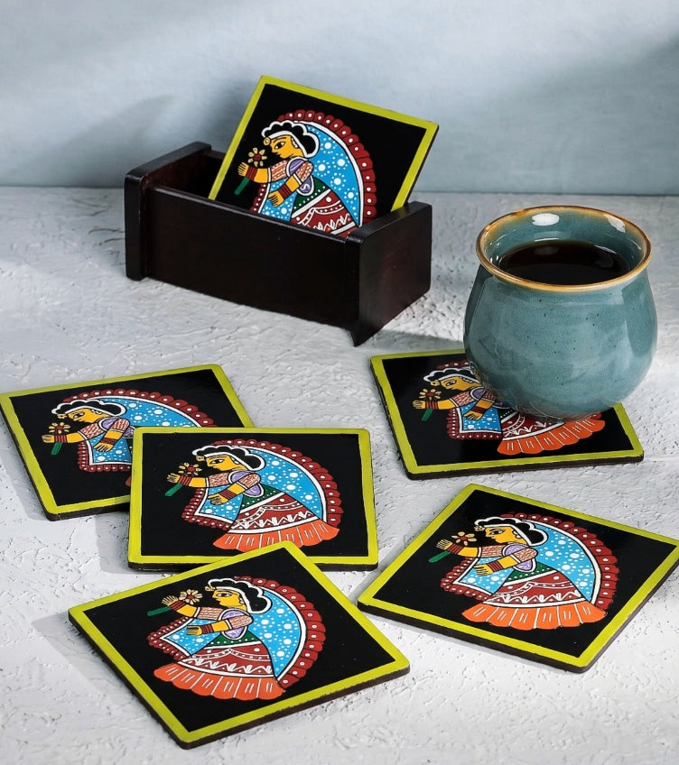 Tikuli Handpainted Coasters