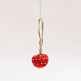  Buy Ball - Upcycled Beadwork X-Mas Decor Hanging