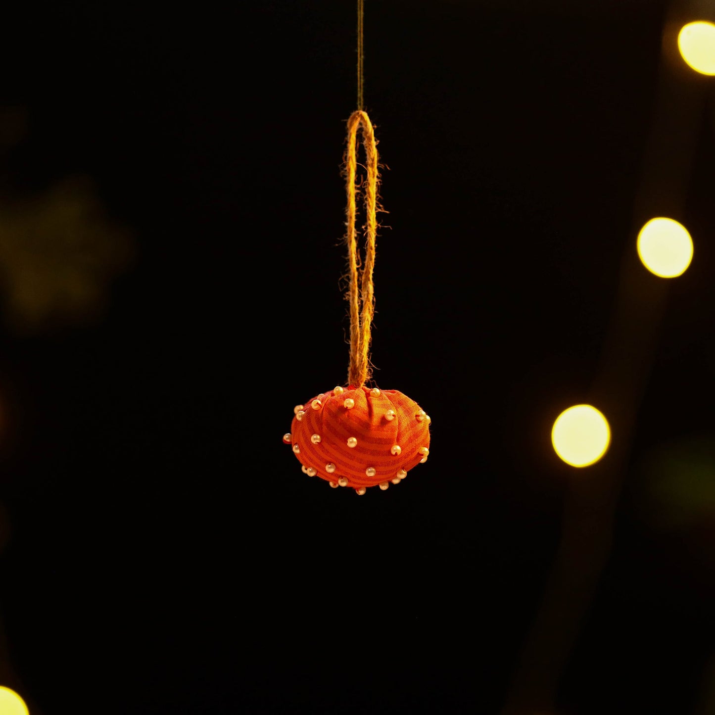  Buy Ball - Upcycled Beadwork X-Mas Decor Hanging