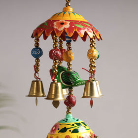  Banaras Handpainted Wooden & Beadwork Decorative Jhumar Hanging 