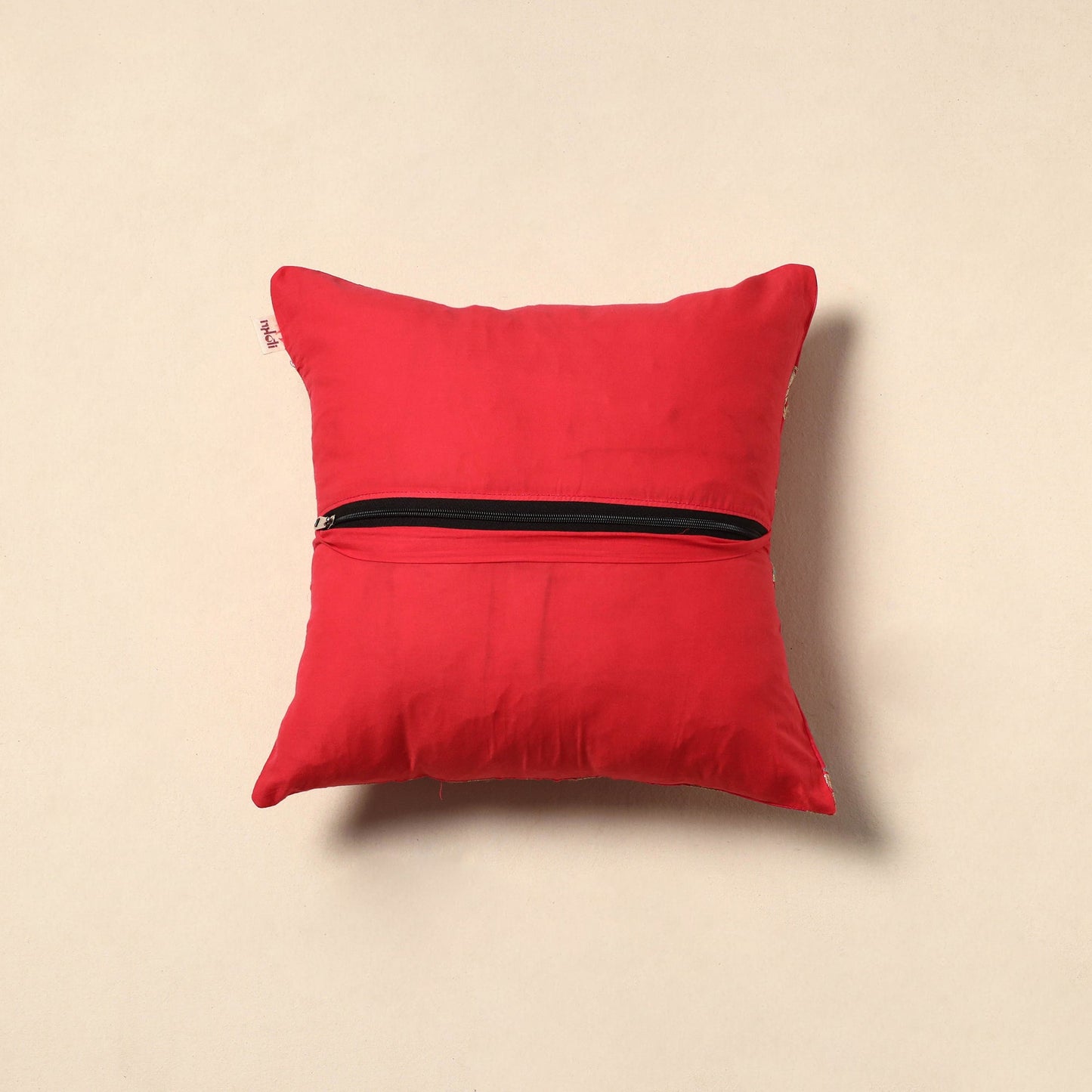 Banarasi silk cushion cover 58 - handcrafted