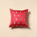 Banarasi silk cushion cover 58 - handcrafted