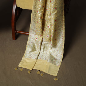 Banarasi weaving chiniya silk 3pc unstitched dress material