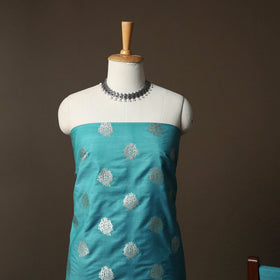 Banarasi weaving chiniya silk 3pc unstitched dress material