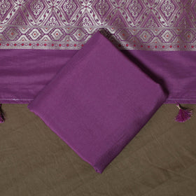 Banarasi weaving chiniya silk 3pc unstitched dress material