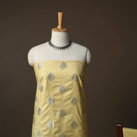 Banarasi weaving chiniya silk 3pc unstitched dress material
