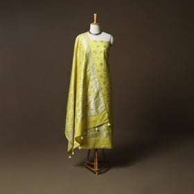 Banarasi weaving chiniya silk 3pc unstitched dress material