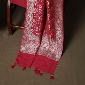 Banarasi weaving chiniya silk 3pc unstitched dress material