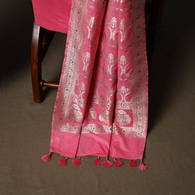 Banarasi weaving chiniya silk 3pc unstitched dress material