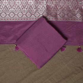 Banarasi weaving chiniya silk 3pc unstitched dress material