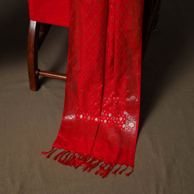 Banarasi weaving katan dupion silk 3pc unstitched dress