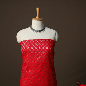 Banarasi weaving katan dupion silk 3pc unstitched dress