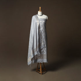 Banarasi weaving katan dupion silk 3pc unstitched dress