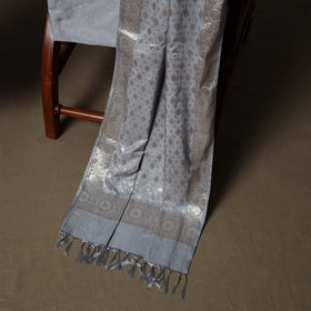 Banarasi weaving katan dupion silk 3pc unstitched dress