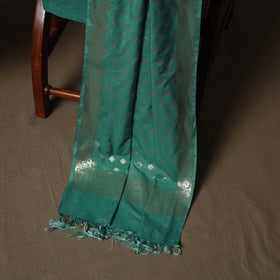 Banarasi weaving katan dupion silk 3pc unstitched dress