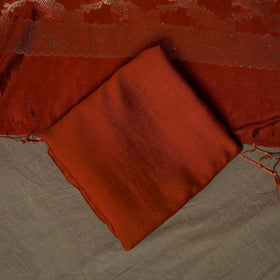 Banarasi weaving silk 3pc unstitched dress material suit