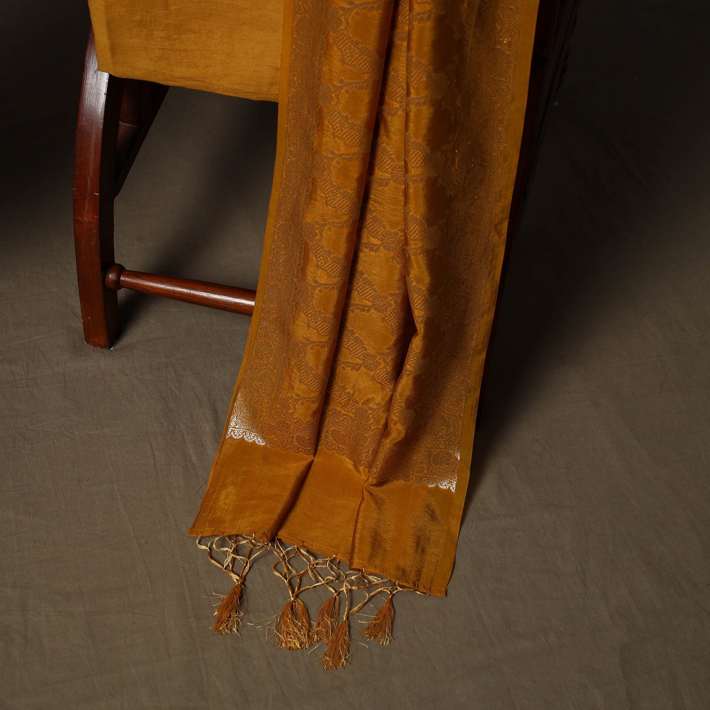 Banarasi weaving silk 3pc unstitched dress material suit