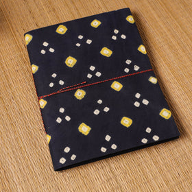 Bandhani fabric cover handmade paper photo album (12 x 10