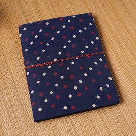 Bandhani fabric cover handmade paper photo album (12 x 10