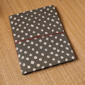 Bandhani fabric cover handmade paper photo album (12 x 10
