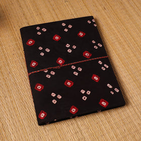 Bandhani fabric cover handmade paper photo album (12 x 10