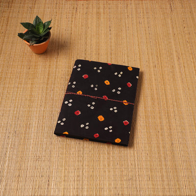 Bandhani fabric cover handmade paper photo album (12 x 10
