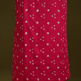 Bandhani patchwork cotton unstitched kurta material (3m) 01