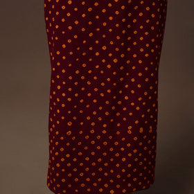 Bandhani patchwork cotton unstitched kurta material (3m) 02