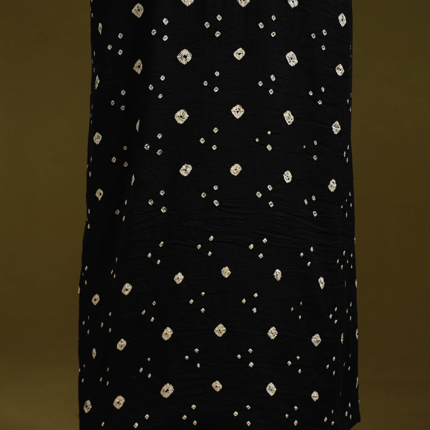 Bandhani patchwork cotton unstitched kurta material (3m) 03