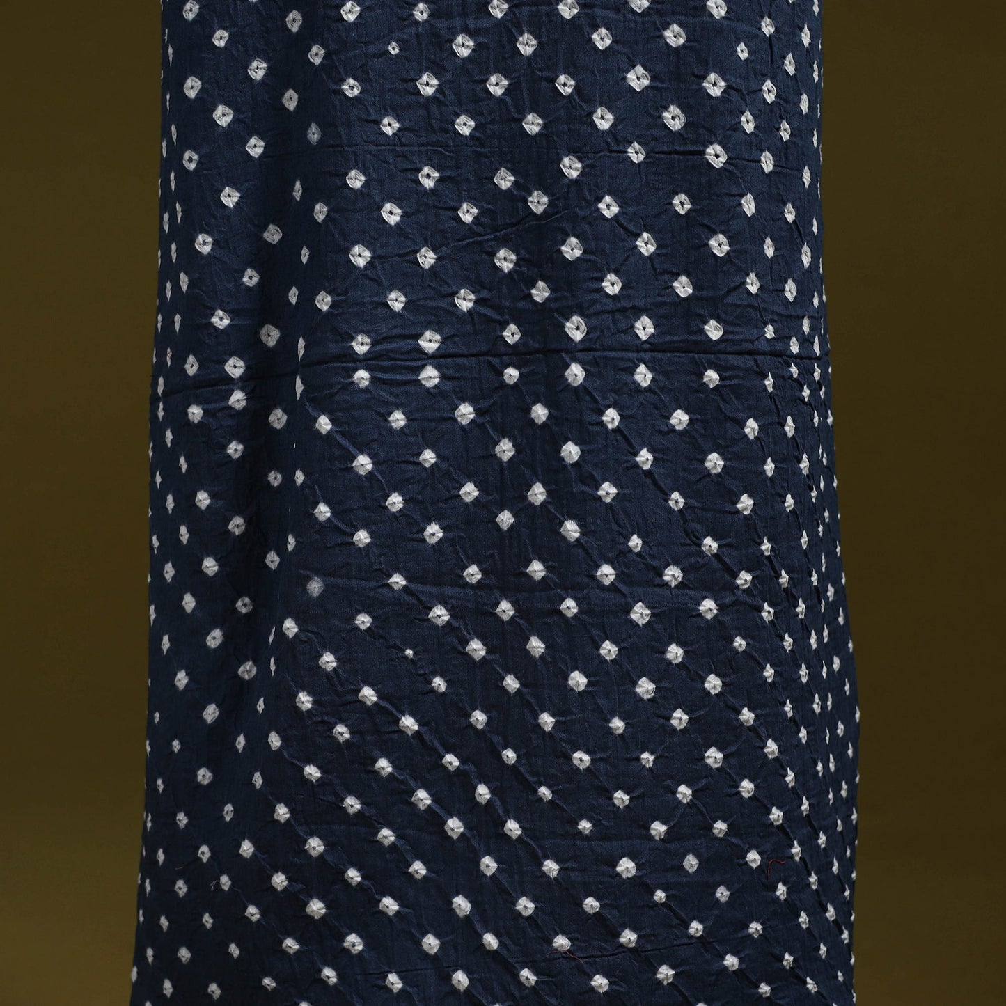 Bandhani patchwork cotton unstitched kurta material (3m) 05