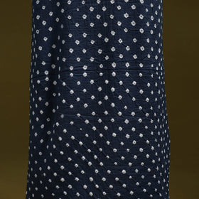 Bandhani patchwork cotton unstitched kurta material (3m) 05