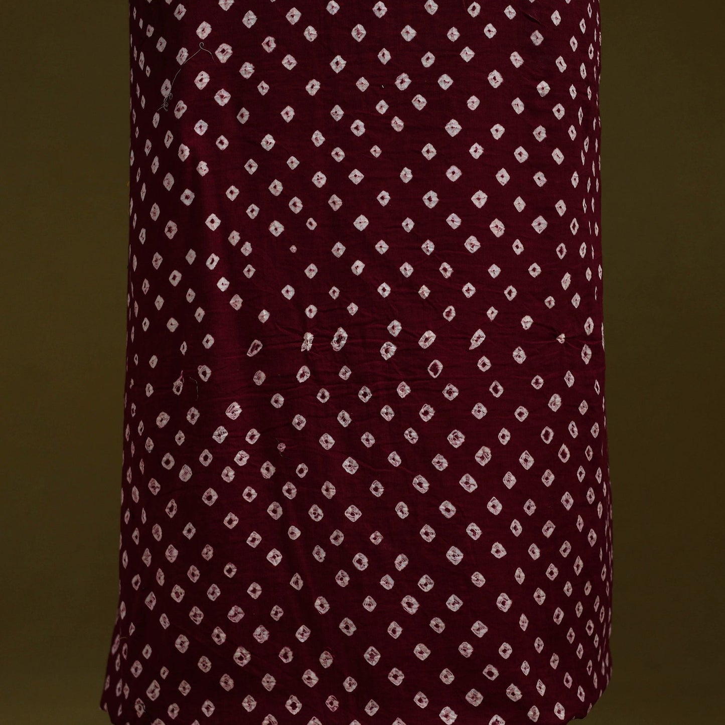 Bandhani patchwork cotton unstitched kurta material (3m) 06