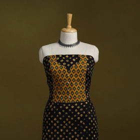 Bandhani patchwork cotton unstitched kurta material (3m) 11