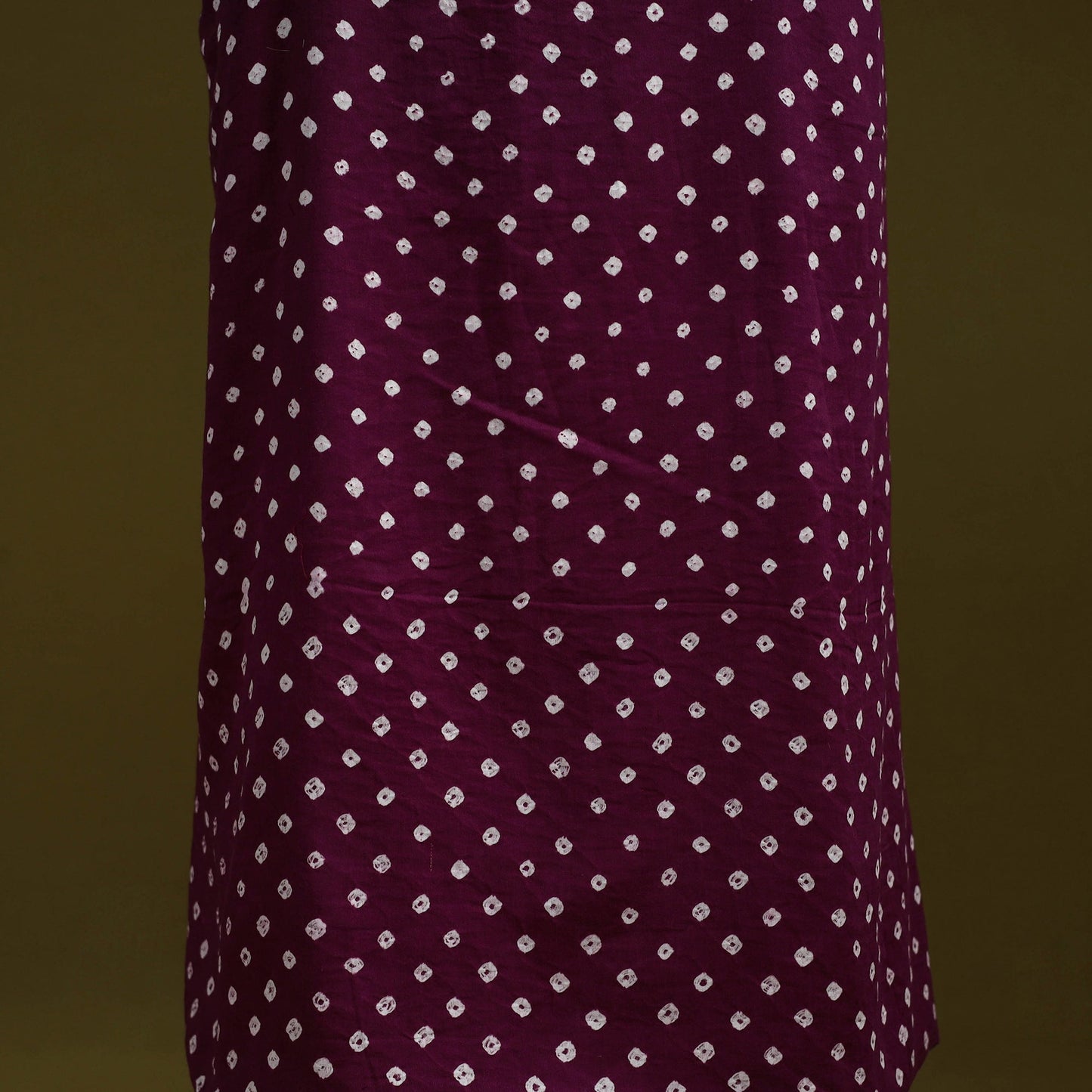 Bandhani patchwork cotton unstitched kurta material (3m) 12