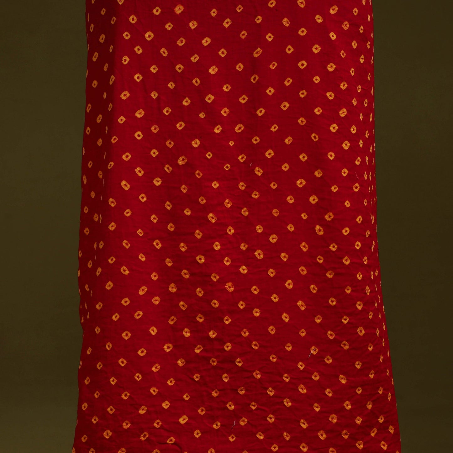 Bandhani patchwork cotton unstitched kurta material (3m) 13