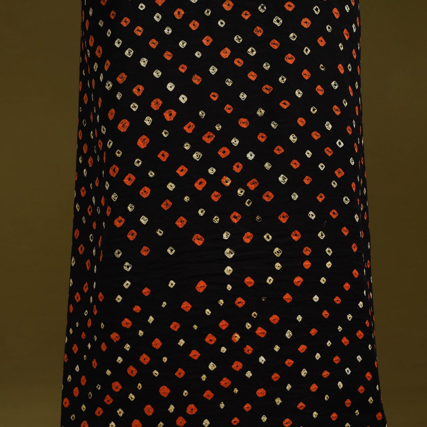 Bandhani patchwork cotton unstitched kurta material (3m) 15