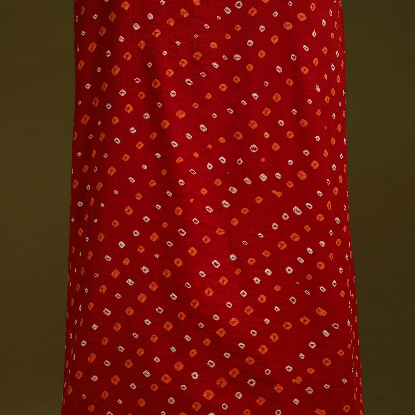 Bandhani patchwork cotton unstitched kurta material (3m) 17