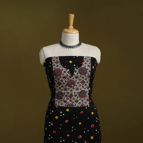 Bandhani patchwork cotton unstitched kurta material (3m) 20