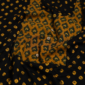 Bandhani patchwork cotton unstitched kurta material (3m) 24