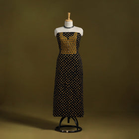 Bandhani patchwork cotton unstitched kurta material (3m) 24