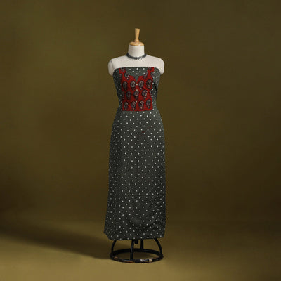 Bandhani patchwork cotton unstitched kurta material (3m) 31