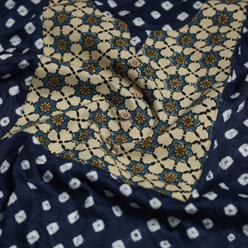 Bandhani patchwork cotton unstitched kurta material (3m) 38