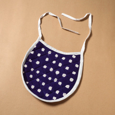Buy Bandhani Tie-Dye Cotton Baby Bib 
