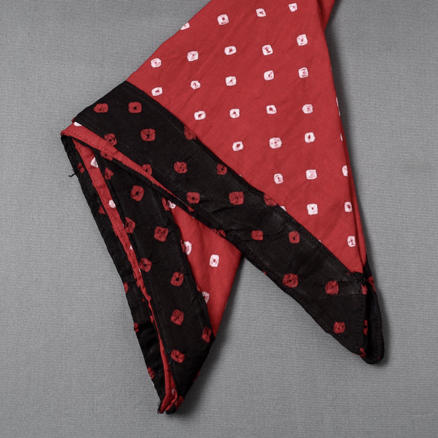  Bandhani Tie-Dye Cotton Bandana 