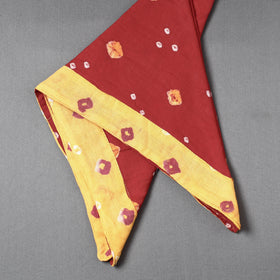  Bandhani Tie-Dye Cotton Bandana 